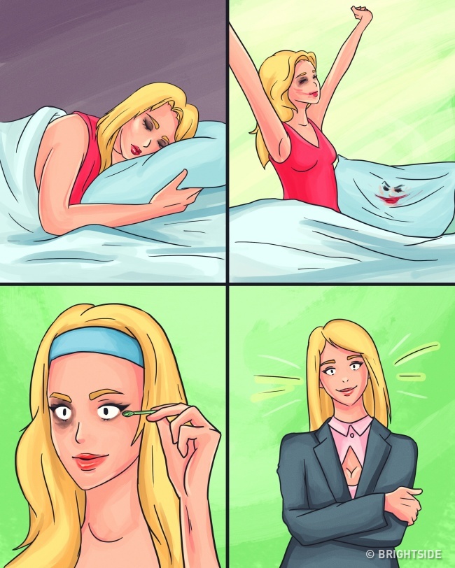 10 αστεία σκίτσα που μόνο οι πολύ τεμπέλες γυναίκες θα μπορέσουν να καταλάβουν - Φωτογραφία 11
