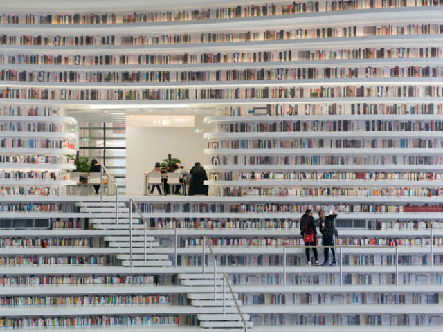 Η βιβλιοθήκη με τα 1.200.000 βιβλία στην Κινα, προκαλεί... ίλιγγο! - Φωτογραφία 2