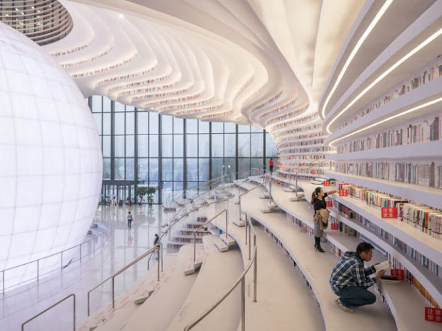 Η βιβλιοθήκη με τα 1.200.000 βιβλία στην Κινα, προκαλεί... ίλιγγο! - Φωτογραφία 3