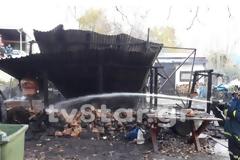 Κίνδυνος από φωτιά σε αποθήκη με φιάλες προπανίου κοντά σε σπίτια [photos]