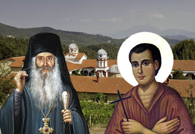 Ο Άγιος Ιάκωβος Τσαλίκης συνομιλεί με τον Άγιο Ιωάννη τον Ρώσο - Φωτογραφία 1