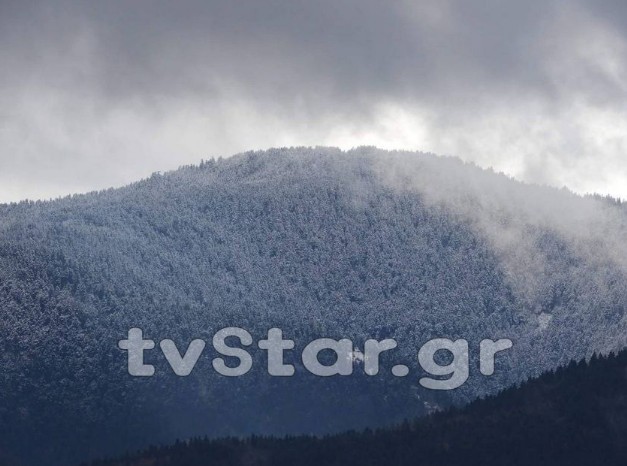 Χιόνισε πάλι στο Βελούχι - Κατάλευκη η ψηλή κορυφή [photos] - Φωτογραφία 3