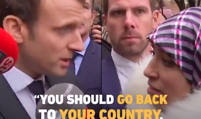 Απίστευτο Βίντεο: Ο Μακρόν είπε σε Μαροκινή λαθρομετανάστρια «Γύρνα πίσω στην χώρα σου» - Φωτογραφία 1