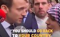 Απίστευτο Βίντεο: Ο Μακρόν είπε σε Μαροκινή λαθρομετανάστρια «Γύρνα πίσω στην χώρα σου»