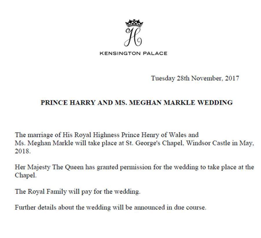 Μάιο του 2018 ο γάμος του πρίγκιπα Χάρι με την Μέγκαν Μαρκλ - Φωτογραφία 2