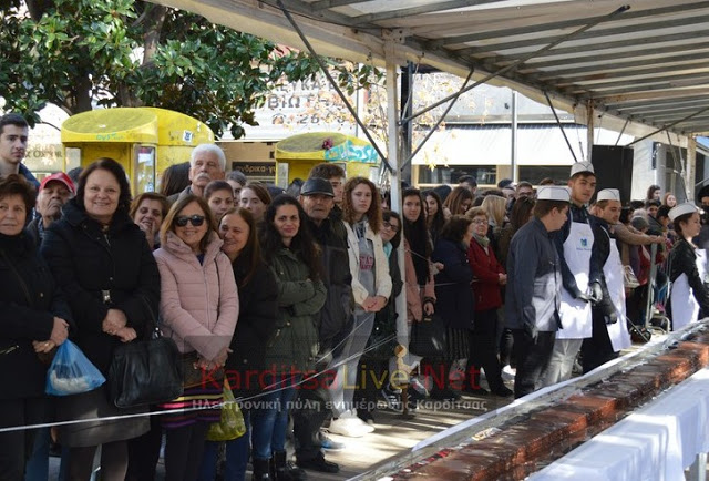 Στα ρεκόρ Guinnnes η Καρδίτσα με νουγκατίνα σοκολάτα 100 μέτρων και 21 εκατοστών - Φωτογραφία 8