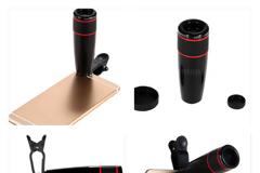 ΕΙΔΙΚΟΣ ΤΗΛΕΦΑΚΟΣ 12X18 Zoom ΓΙΑ ΟΛΑ ΤΑ ΤΗΛΕΦΩΝΑ ΚΑΙ ΤΑΜΠΛΕΤ