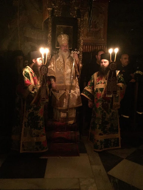 9887 – Φωτογραφίες από τη σημερινή Πανήγυρη Ανακομιδής Ιερών Λειψάνων Αγίου Κοσμά του Βατοπαιδινού στο Πρωτάτο - Φωτογραφία 3