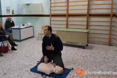 Λήμνος: Στρατιωτικοί Ιατροί εκπαιδεύουν μαθητές Λυκείου στις πρώτες βοήθειες [photos]