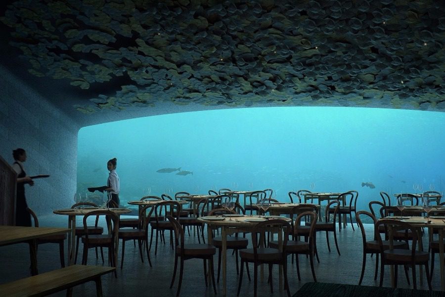 Δείπνο κάτω από το νερό: To πρώτο υποβρύχιο εστιατόριο στην Ευρώπη - Φωτογραφία 1