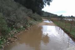 Πλημμύρισε αγροτικός δρόμος στον ΑΣΤΑΚΟ (ΦΩΤΟ)
