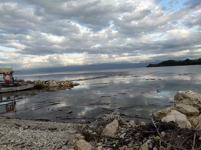 Γέμισε φερτά υλικά η παραλία στα ΠΑΛΙΑΜΠΕΛΑ λόγω της θεομηνίας (ΦΩΤΟ: Στέλλα Λιάπη) - Φωτογραφία 3