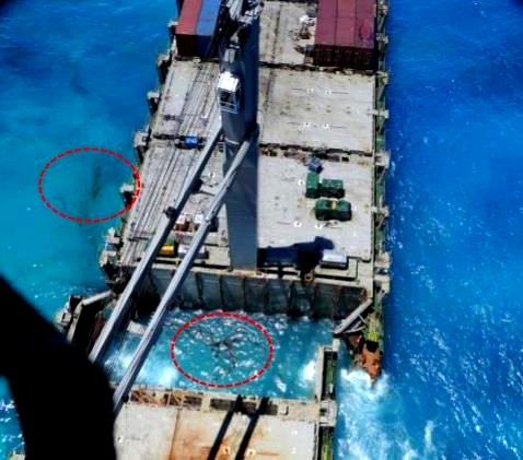 Πετρελαιοκηλίδες κατεγράφησαν γύρω από το προσαραγμένο ελληνικό πλοίο Kea Trader - Φωτογραφία 4