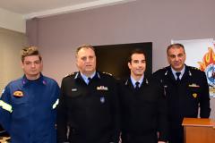 Δύο πυροσβέστες βράβευσε ο Αρχηγός του Σώματος - Διαβάστε γιατί