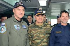Επίσκεψη Διοικητού 1ης Στρατιάς και Αρχηγού Τακτικής Αεροπορίας στο Αρχηγείο Στόλου