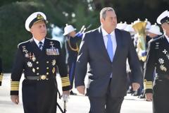 Η πολιτική και στρατιωτική ηγεσία του ΥΠΕΘΑ στις εκδηλώσεις για τον εορτασμό του Αγίου Νικολάου, Προστάτη του Πολεμικού και Εμπορικού Ναυτικού, στη Σχολή Ναυτικών Δοκίμων