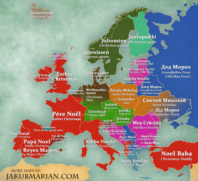 Πώς λέγεται ο Αγιος Βασίλης σε κάθε χώρα της Ευρώπης - Φωτογραφία 2