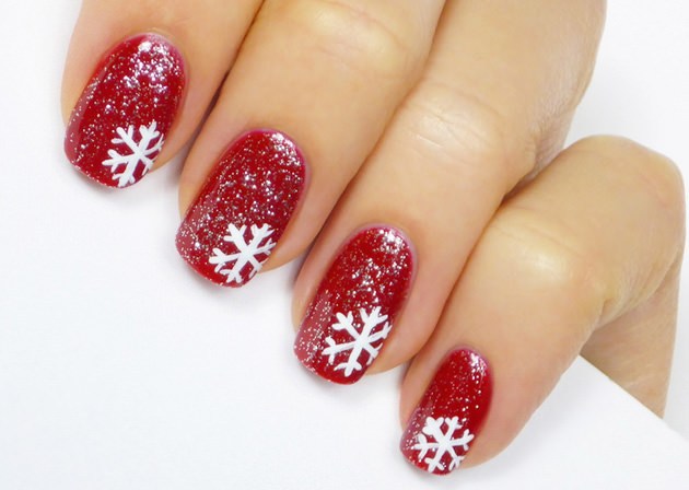 Christmas nails: Το αγαπημένο κόκκινο των Χριστουγέννων - Φωτογραφία 10