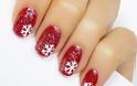 Christmas nails: Το αγαπημένο κόκκινο των Χριστουγέννων - Φωτογραφία 10