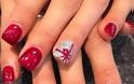 Christmas nails: Το αγαπημένο κόκκινο των Χριστουγέννων - Φωτογραφία 15