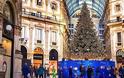 Χριστούγεννα θα πει... Μιλάνο- Στόλισαν δέντρο με 10.000 στολίδια, 1.000 κρυστάλλους Swarovski και 36.000 λαμπάκια