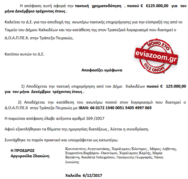 Η Αγιοβασιλίτσα Λίλιαν Ζλακώνη! Χριστουγεννιάτικη επιχορήγηση 125.000 ευρώ στον ΔΟΑΠΠΕΧ μόνο για τον μήνα Δεκέμβριο! (ΔΕΙΤΕ ΤΟ ΕΓΓΡΑΦΟ) - Φωτογραφία 2