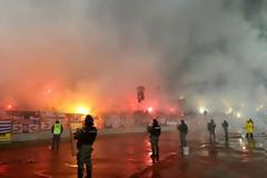 Ξύλο και τραυματίες στο ντέρμπι της Παρτιζάν με τον Ερυθρό Αστέρα