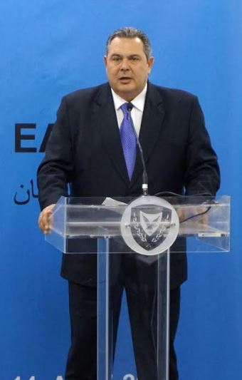 Δήλωση ΥΕΘΑ Πάνου Καμμένου μετά την τριμερή συνάντηση των Υπουργών Άμυνας Ελλάδας, Κύπρου και Αιγύπτου στη Λάρνακα - Φωτογραφία 4