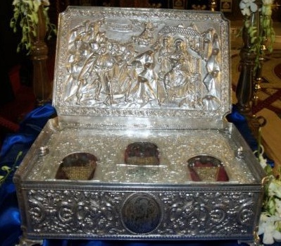 9950 - Τα Τίμια Δώρα από την Αγιορείτικη Ιερά Μονή Αγίου Παύλου, στις Σέρρες - Φωτογραφία 1