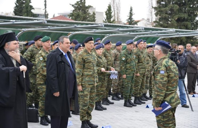 Χαιρετισμός ΥΕΘΑ Πάνου Καμμένου στα εγκαίνια οκτώ Στρατιωτικών Οικημάτων στο Στρατόπεδο «ΝΤΑΛΙΠΗ» στη Θεσσαλονίκη - Φωτογραφία 3