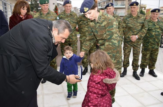 Χαιρετισμός ΥΕΘΑ Πάνου Καμμένου στα εγκαίνια οκτώ Στρατιωτικών Οικημάτων στο Στρατόπεδο «ΝΤΑΛΙΠΗ» στη Θεσσαλονίκη - Φωτογραφία 7