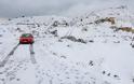 ‘Επεσαν τα πρώτα χιόνια στην Λευκάδα - Φωτογραφία 1