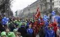 Βέλγιο: Μεγάλη διαδήλωση κατά της αύξησης των ορίων συνταξιοδότησης - Φωτογραφία 2