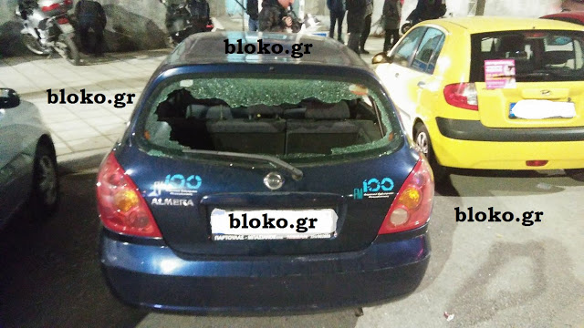 Καταδρομική στον TV100 της Θεσσαλονίκης - Χτύπησαν το φύλακα και έσπασαν αυτοκίνητα (φωτό) - Φωτογραφία 1