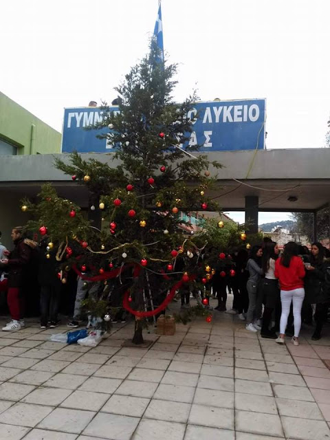 Εορταστική εκδήλωση για τον στολισμό του χριστουγεννιάτικου δέντρου στο ΓΥΜΝΑΣΙΟ-ΛΥΚΕΙΟ ΒΟΝΙΤΣΑΣ (ΦΩΤΟ) - Φωτογραφία 8