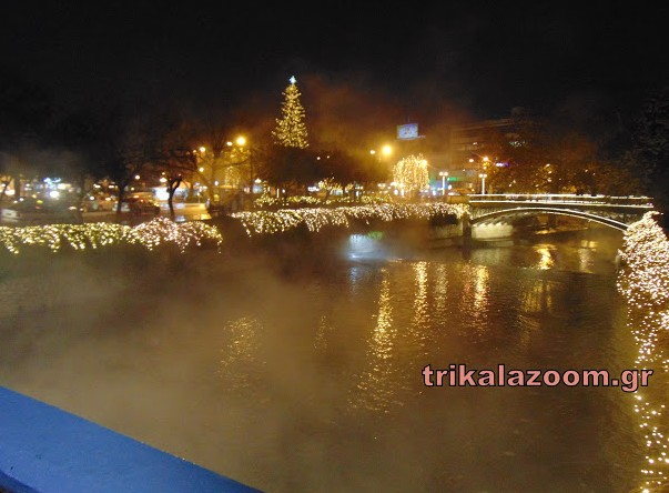 Το ποτάμι που αχνίζει τα Χριστούγεννα στα Τρίκαλα [photos] - Φωτογραφία 5