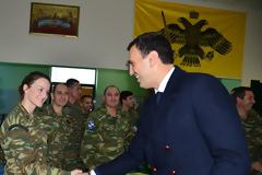 Ο Τομεάρχης Άμυνας ΝΔ Βασίλης Κικίλιας σε ΚΕΕΔ, Ζ' ΜΑΚ και ΕΤΑ για Ευχές (6 ΦΩΤΟ)