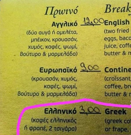 ΑΠΙΣΤΕΥΤΟ: Δείτε τι πρωινό σερβίρει καφετέρια στην Ελλάδα και κλάψτε απο τα γέλια! [photo] - Φωτογραφία 2
