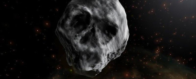 Τρόμος από το διάστημα: Ο αστεροειδής-κρανίο έρχεται προς τη Γη - Φωτογραφία 1