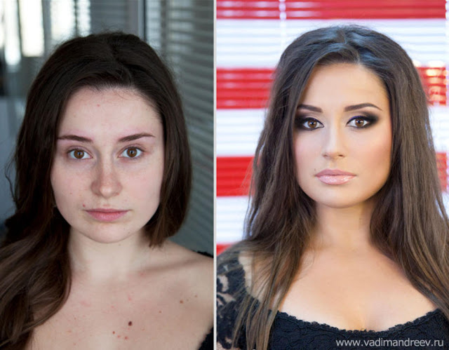 Γυναίκες πριν και μετά το μακιγιάζ… (ΦΩΤΟ) - Φωτογραφία 1