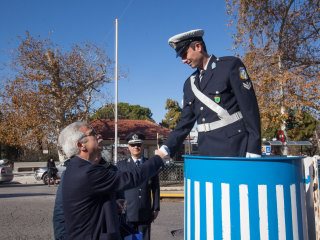 Εθιμοτυπική προσφορά δώρων σε τροχονόμους από την Πολιτική και Φυσική Ηγεσία της Ελληνικής Αστυνομίας - Φωτογραφία 12