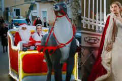 Ο Santa πήγε τη νύφη στην Εκκλησία – Παραμυθένιος πρωτοχρονιάτικος γάμος στην Κεφαλονιά!!