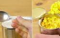 Το κόλπο με το κουτάλι για να ανοίγετε τις κονσέρβες χωρίς ανοιχτήρι [video]
