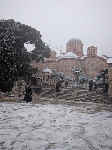 Πρωτοχρονιά στο χιονισμένο Άγιο Όρος - Φωτογραφία 3