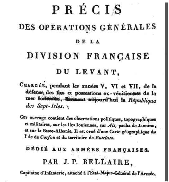 ΤΟΤΕ 1797: Όταν Ο  Γάλλος στρατηγός BELLAIRE επισκέφτηκε τη ΒΟΝΙΤΣΑ! - Φωτογραφία 3