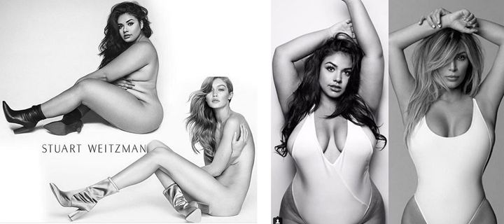 Plus size model ποζάρει όπως η Gigi Hadid και η Kim Kardashian και γίνεται viral! - Φωτογραφία 1