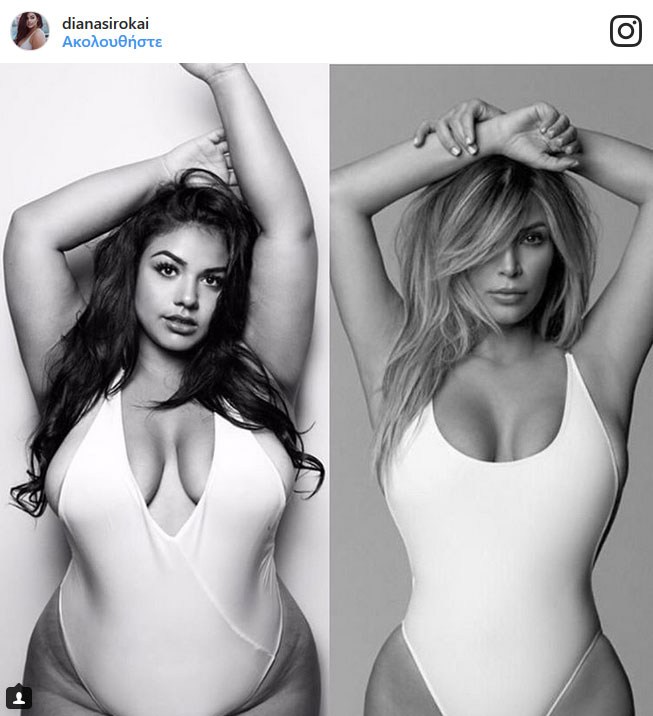 Plus size model ποζάρει όπως η Gigi Hadid και η Kim Kardashian και γίνεται viral! - Φωτογραφία 3