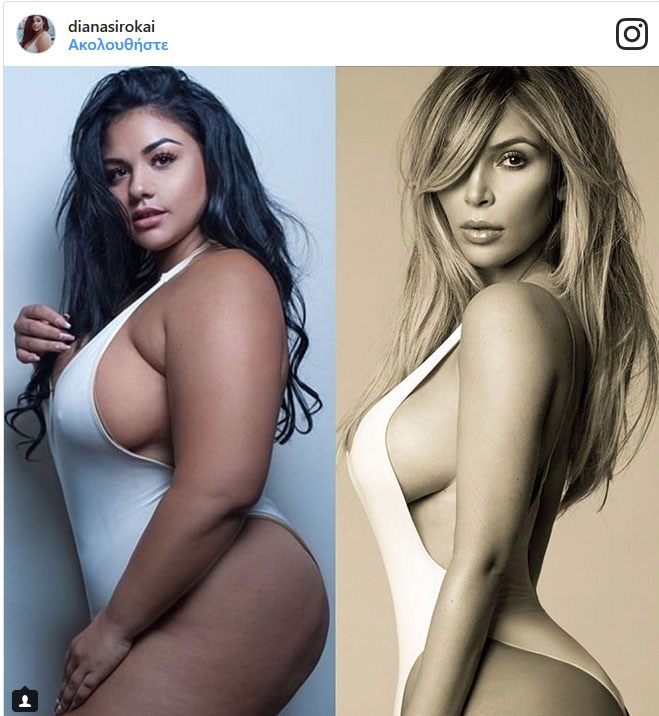 Plus size model ποζάρει όπως η Gigi Hadid και η Kim Kardashian και γίνεται viral! - Φωτογραφία 4