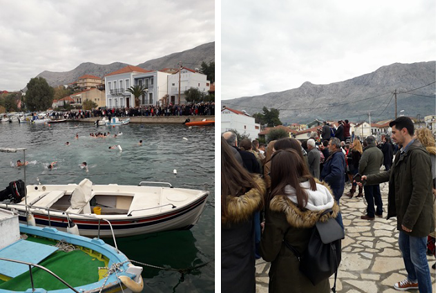 Πολύς κόσμος στον αγιασμό υδάτων στην ΠΑΛΑΙΡΟ (ΒΙΝΤΕΟ) - Φωτογραφία 2