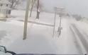 Οδήγηση σε πάγο και χιόνι - Πόσο εύκολα διπλώνει μια νταλίκα [video]
